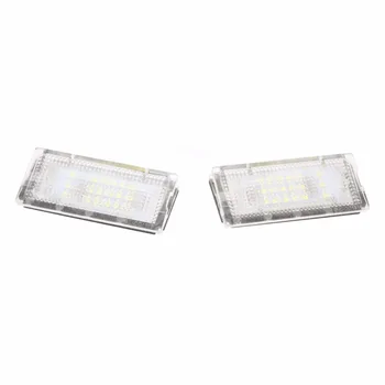

License Plate Lights For BMW E46 4D 4Doors 323i 325i 328i 5D Error Free 18 LED 3528 SMD Car Lamps Bulbs Auto Accessories