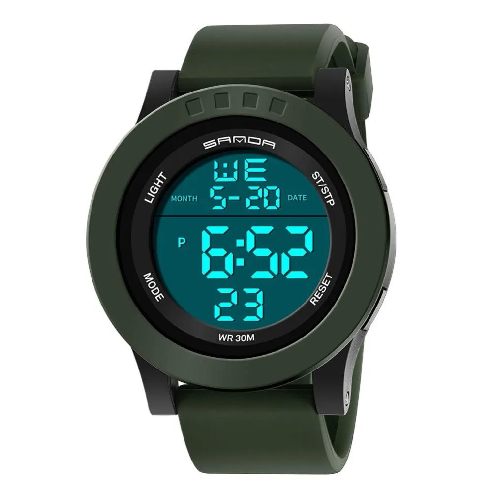 Супер тонкие спортивные часы мужские электронные светодиодный цифровые наручные часы водонепроницаемые Авто Дата часы reloj