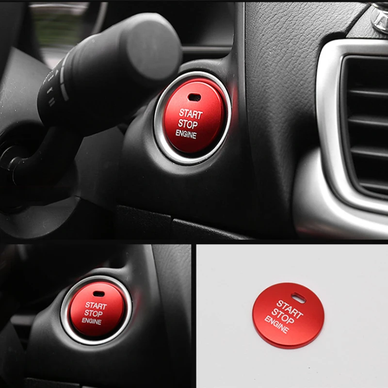 Алюминиевая универсальная Start стильная кнопка Зажигания для автомобиля