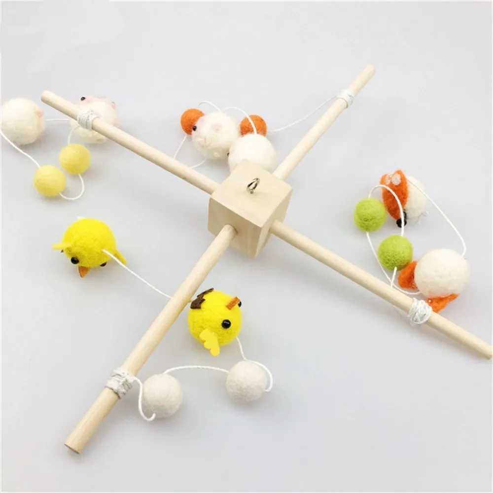 5 Set Mobile Baby Hanger Baby Mobile Rattle Mobile Toys Wooden Beads Crib Hanger Wind Chimes Bell Nordic Baby Room Decor Props