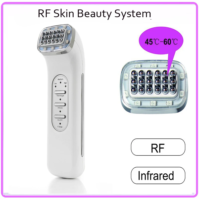 

Mini RF Bipolar Handpiece Infrared Light Skin Care Fractional Thermage For Face Skin Lifting Pimple Blemish Wrinkle Removal