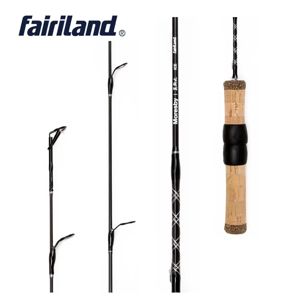 61cm/71cm M L 100 Solid Carbon Ice Fishing Rod Lightweight Ice Fishing