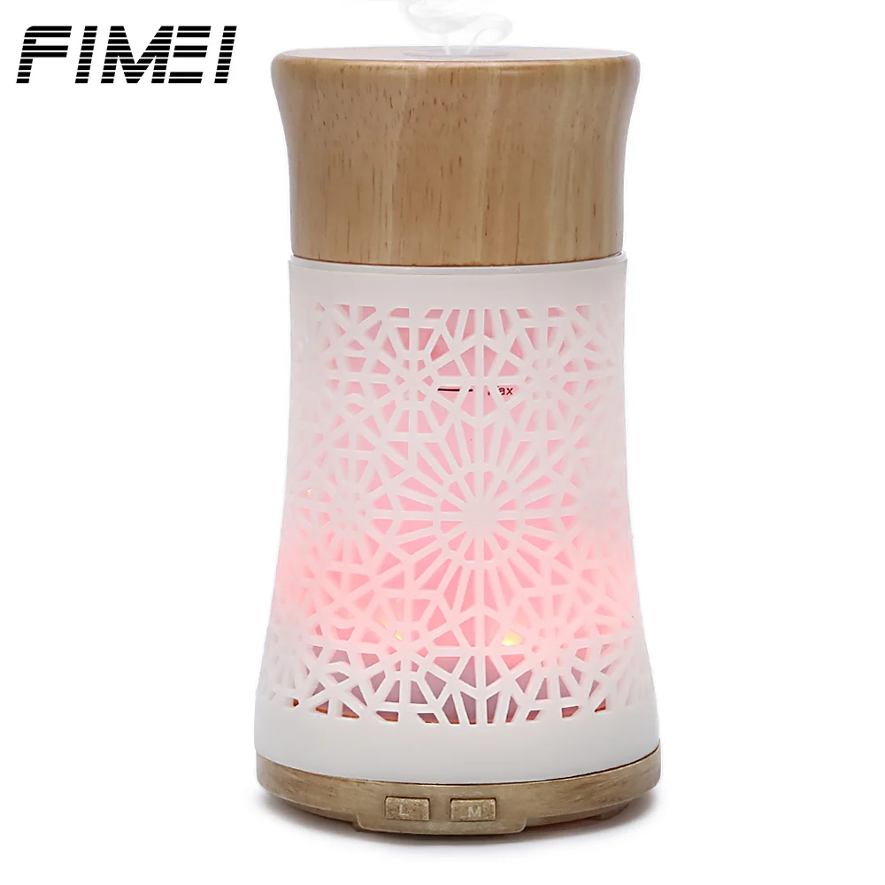 

FIMEI Air Humidifier Aroma Diffuser Wood Essential Oils Diffuser Ultrasonic Humidifiers Aromatherapy Umidificador Night Light
