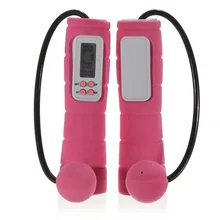 SZ-LGFM-Adjustable Digital Calorie Counting LCD Jump Speed Rope – Pink