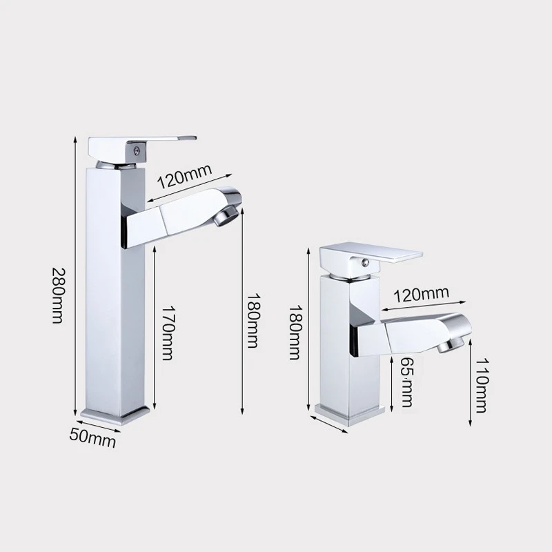 Кран для раковины для ванной комнаты, медный кран для воды, выдвижной распылитель, смеситель для горячей и холодной воды с ручкой, квадратный кран для раковины, кран на бортике