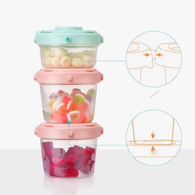 3 шт/комплект контейнер для детского питания коробка новорожденный детский пищевой контейнер молоко фруктовые закуски коробка сумка