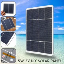 5 Вт 2 в 2.5A 170x170 мм DIY монокристаллическая солнечная панель ETFE ламинированные моно кремниевые ячейки фотогальванический класс высокая эффективность