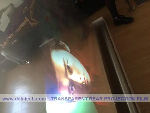 DfLabs hot sales! tranparent Holographic Rear Projection film/screen/foil for shopping window advertising Airport | Электроника