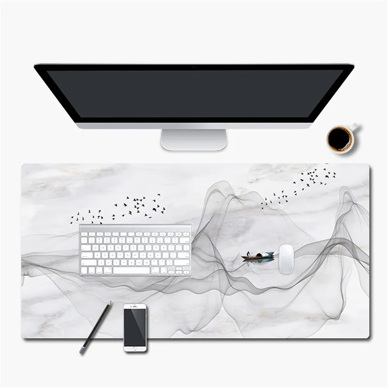 Большой коврик для мыши водонепроницаемый кожаный игровой коврик для мыши Противоскользящий коврик для мыши ноутбука стол офисная клавиатура мыши для Dota CSGO 60*30 см - Цвет: 5