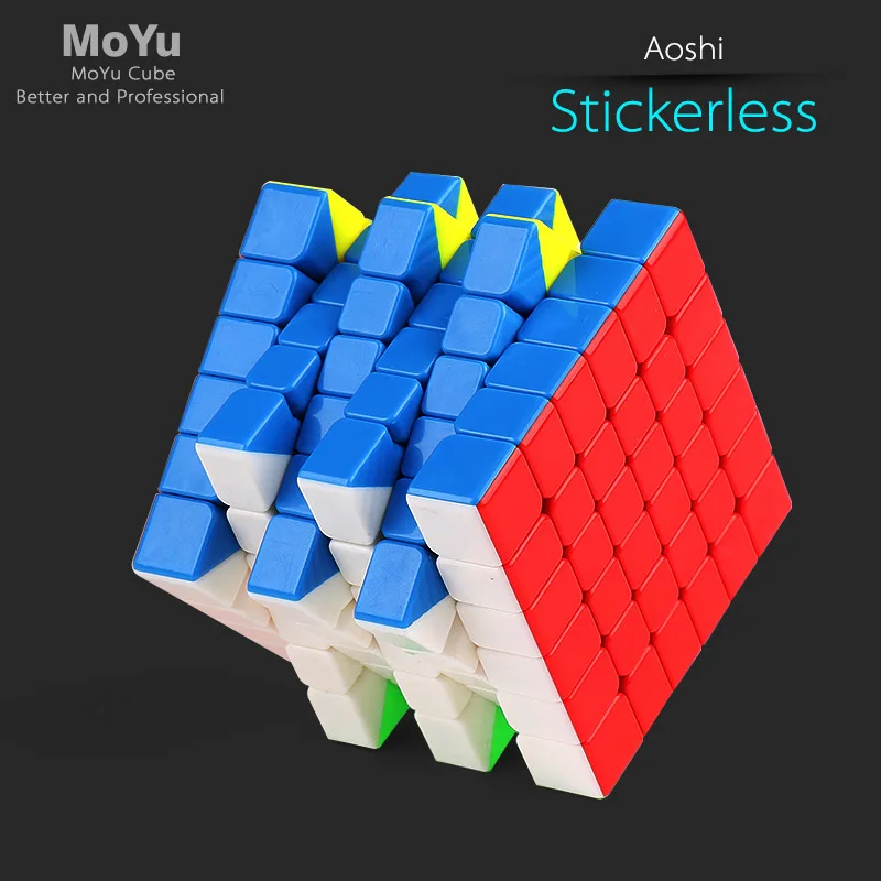 MoYu Aoshi GTS M 6X6X6 Магнитный магический куб moyu 6 слоев липкий магнит скоростные кубики