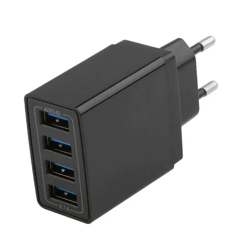 зарядное устройство Универсальный 4 порты и разъёмы USB переходник для зарядного