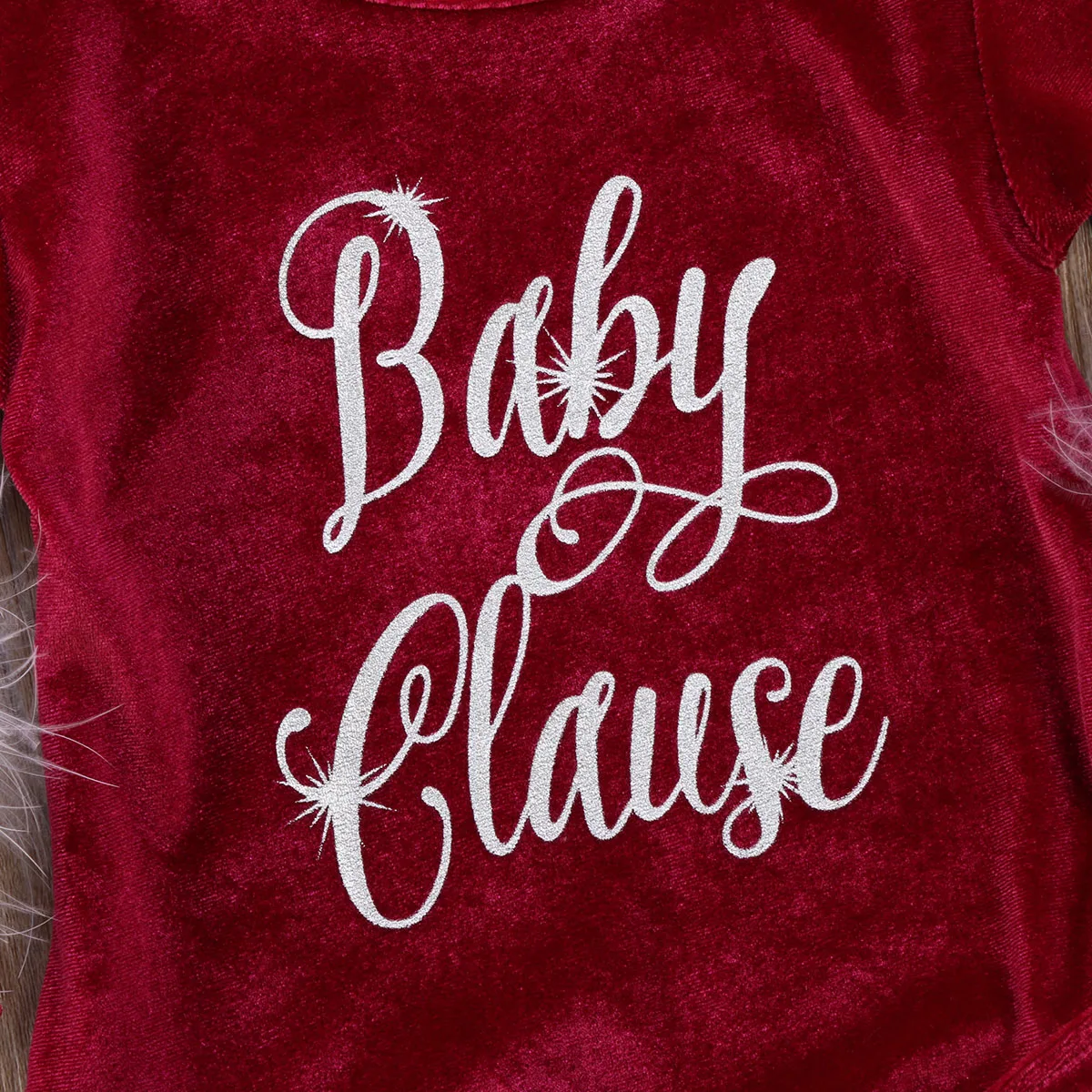 Emmababy новорожденных Рождество Комбинезоны для малышек милый Santa Baby Мороз дети Обувь для девочек Мех животных комбинезон Динамик рукавом