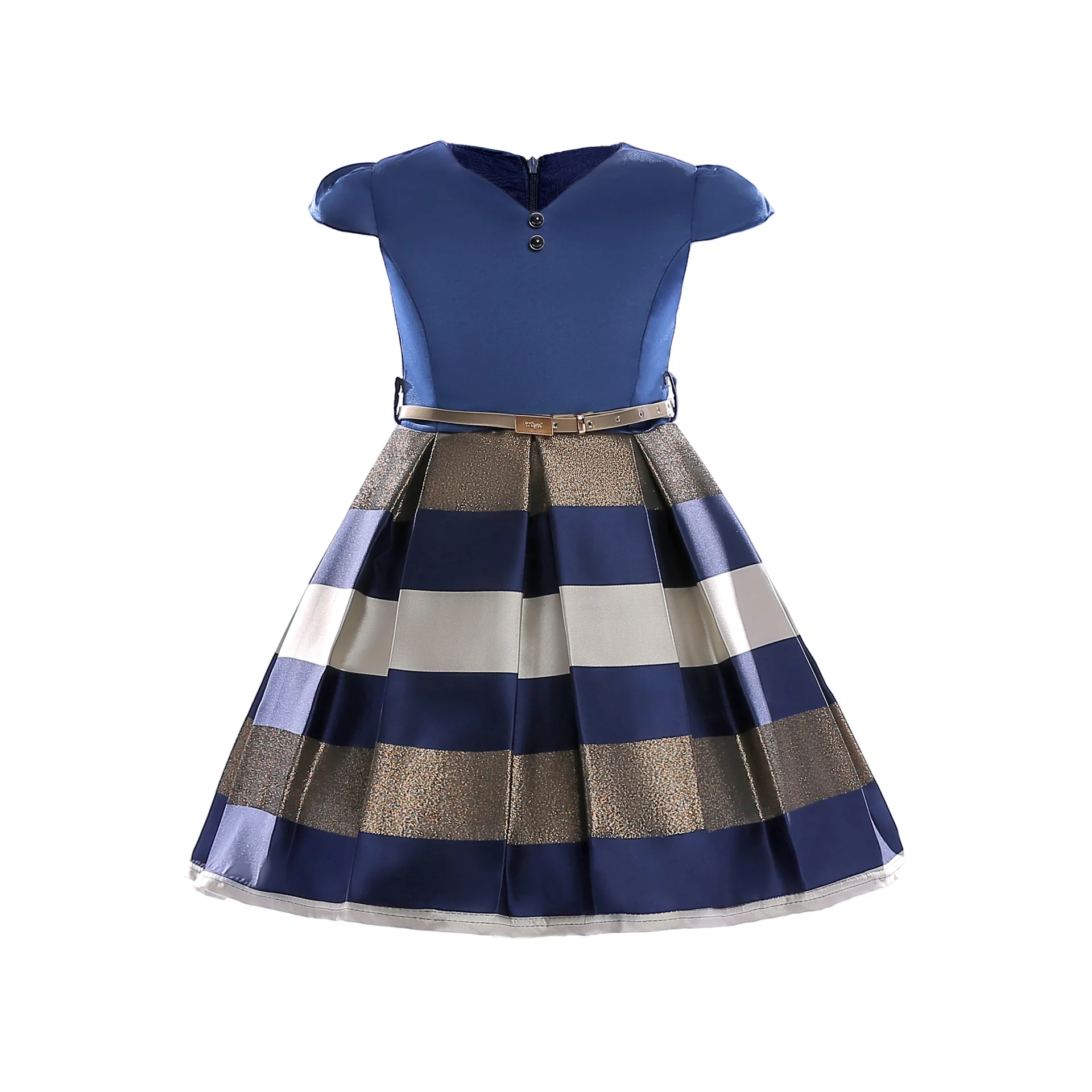 Летние платья принцессы для девочек Детские вечерние выпускное платье из фатина Vestido, торжественное платье в европейском и американском стиле для детей возрастом от 2 до 10 лет - Цвет: blue
