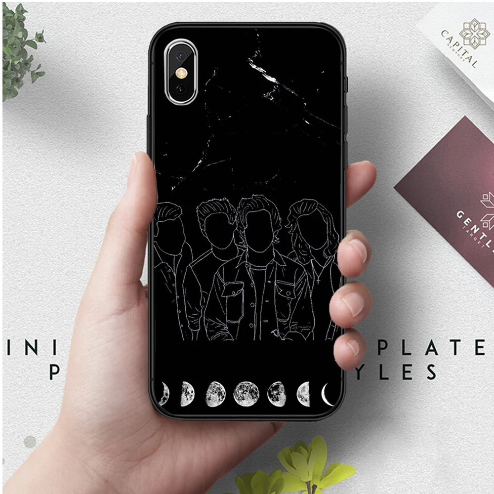 9 Одно направление высокое-протектор на конце силиконовый чехол для iPhone 5 5S 6 6S Plus 7 8 11 Pro X XS Max XR - Цвет: 9