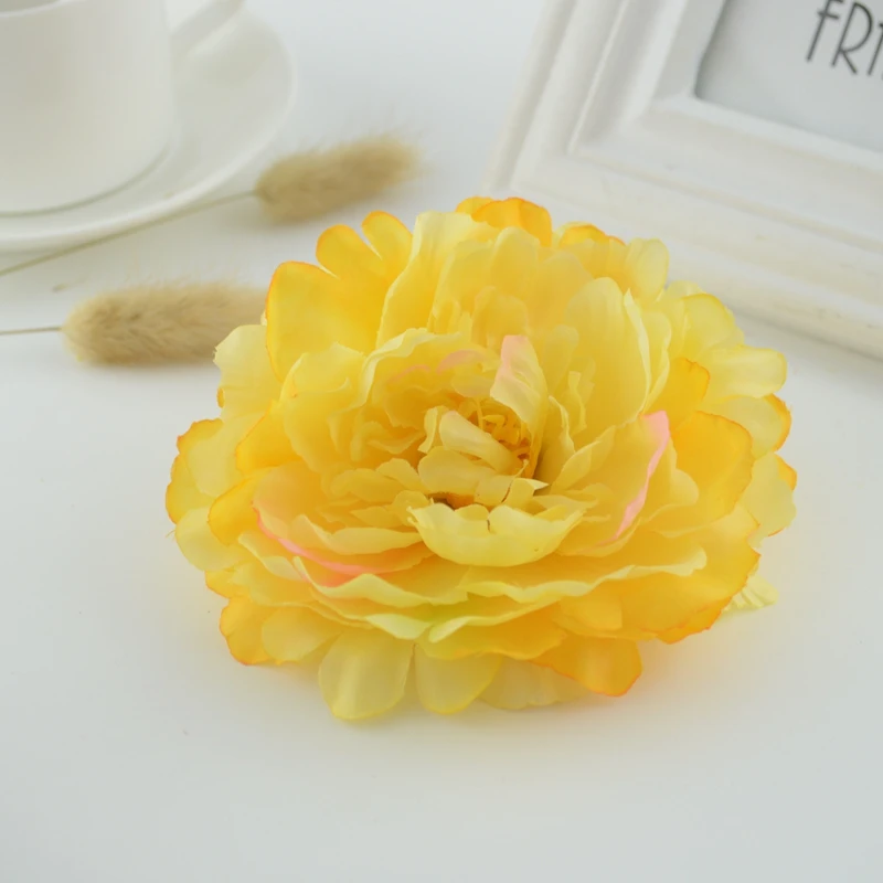1pcs wedding arch boutonniere artificial flowers peony decorative crafts garland head wreaths fake flowers