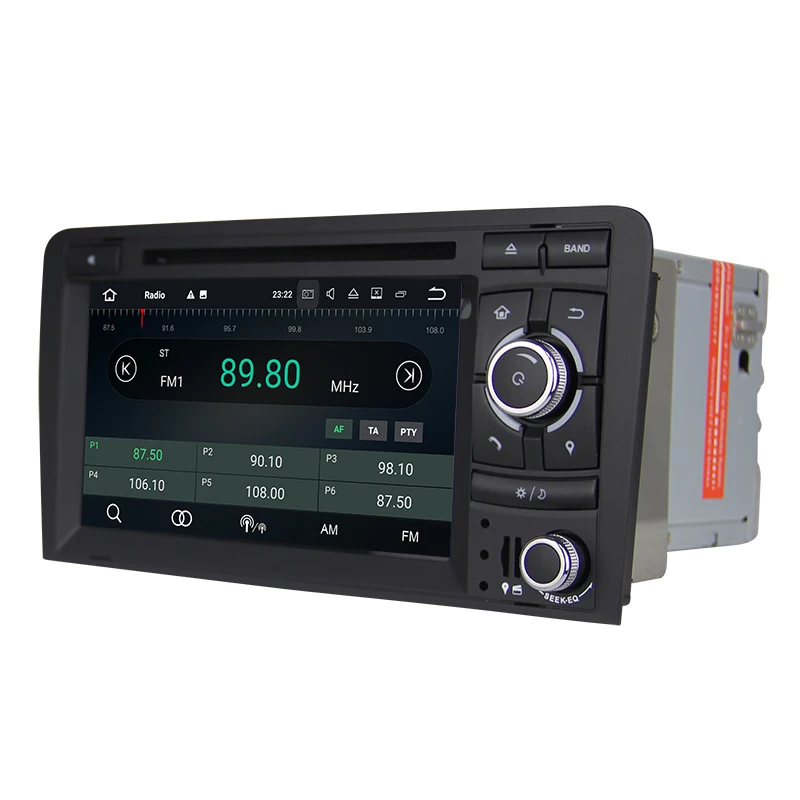 Best KSAOTU 7" DAB+ 4G Android 8.0 Car DVD Player SD GPS for Audi A3 4