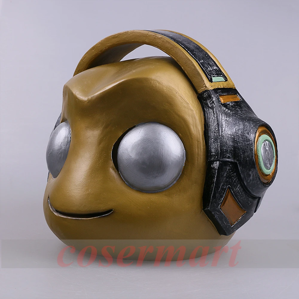 Hot Game OW Mask Cosplay Lucio Masks Latex Skin Full Head mask Helmet Gold Silver Adult Halloween Party Prop