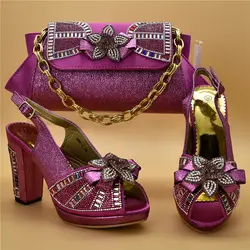 Новое поступление; Итальянская обувь с сумочкой в комплекте; коллекция 2018 года; обувь и сумочка в комплекте; свадебные туфли в африканском