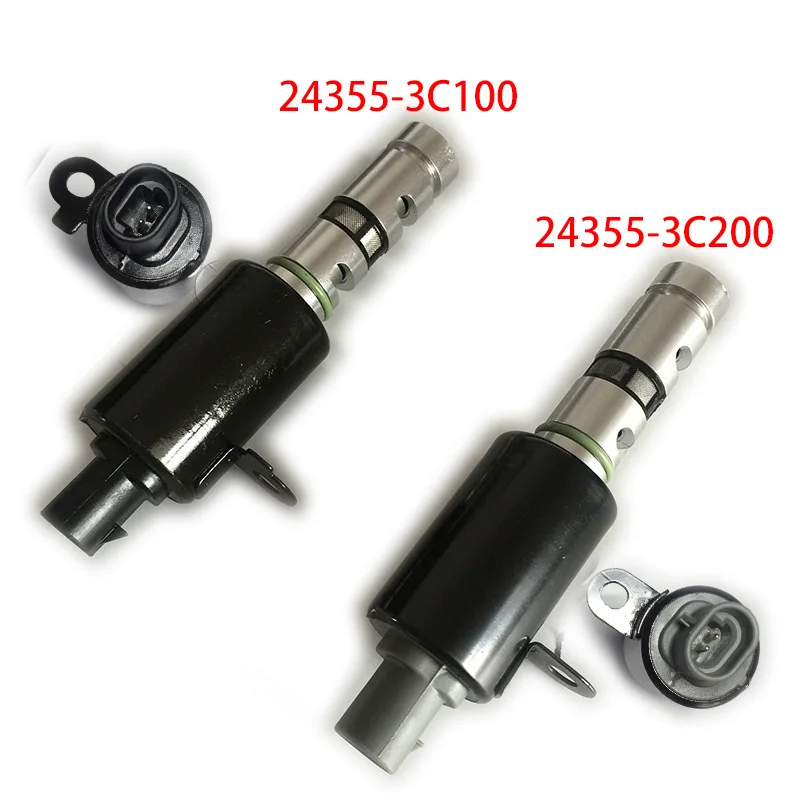 

Variable Timing Control Solenoid Valve VVT Left Right 24355-3C200 24355-3C100 For Hyundai Veracruz Azera Santa Fe Kia