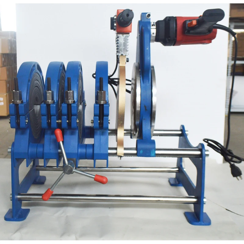 4 Rings 220V CE 63 250mm PE HDPE PPR PB PPR Fusion Welder Pipe Solder
