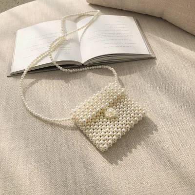 

New Brand Mini Pearl Bag Luxury Pearl Women Shoulder Messenger Cuet Bag Girl Designer High Quality Mobile Phone Bag Lipstick Bag