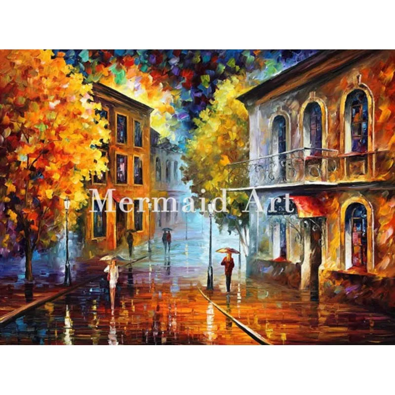 

Hand Painted Oil Painting On Canvas For Abstract Old Etude In Red Palette Knife Painting Living Room Wall Decor Artwork Fine Art