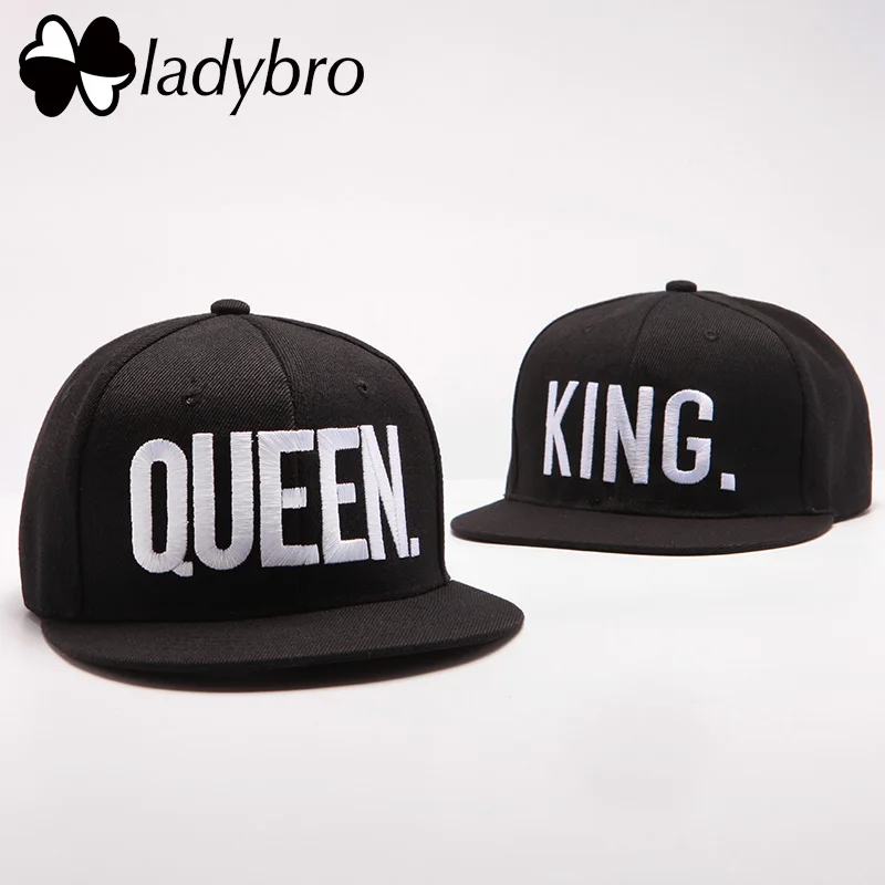 Женская кепка в стиле хип хоп Ladybro Lovers King. Королева. Кепка мужская женская