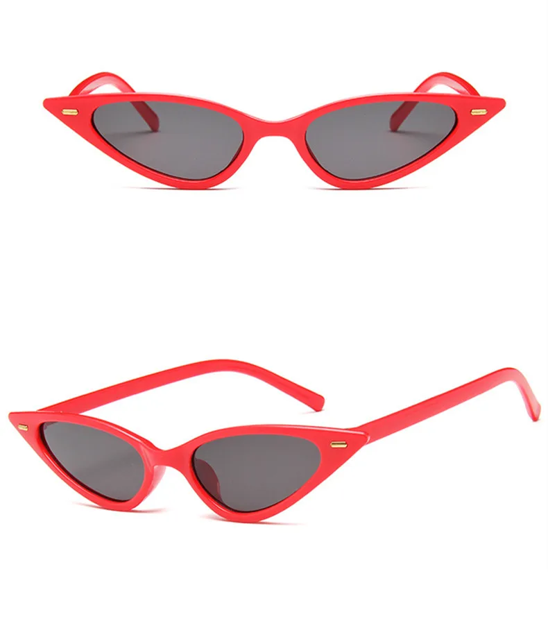 YOOSKE кошачий глаз солнцезащитные очки для женщин брендовые винтажные роскошные черные треугольные солнцезащитные очки ретро очки женские