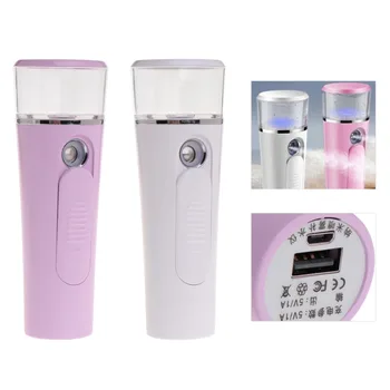 

Handy Nano Mist Sprayer Facial Skin Steamer Portable Emergency Power Bank Beauty