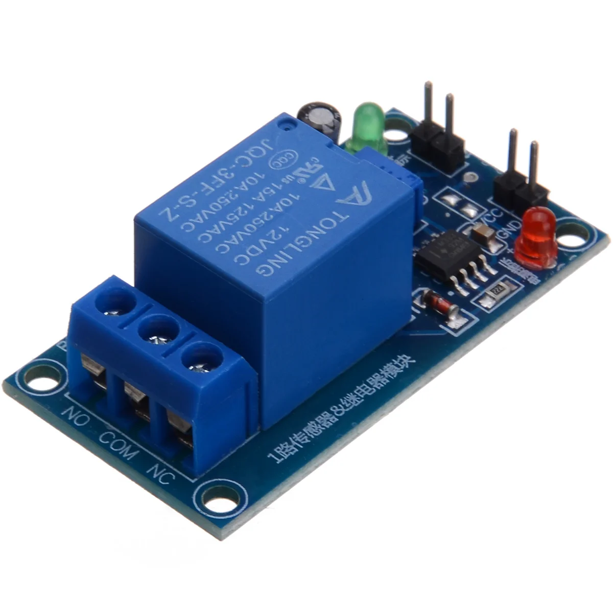 Durable DC 12V Blue Soil Moisture Sensor Controller Relay Module Soil Humidity Sensor for Garden Automatic Watering N8C0