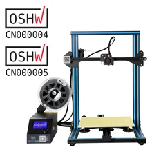 Большая распродажа Creality 3d принтер полная металлическая рамка CR-10S Принтер Нити обнаружения восстановления печати выключения питания опционально с двойной Z стержень