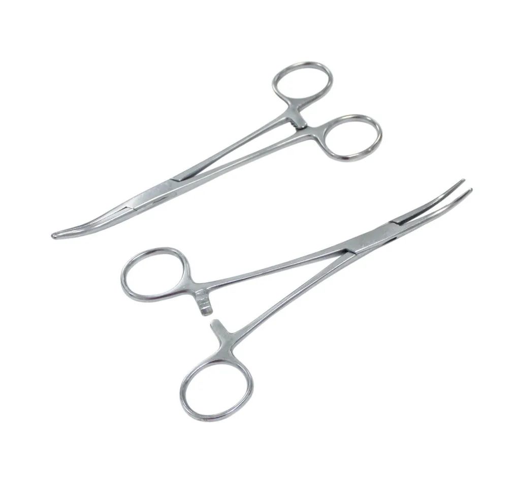 HGyikun Medical stainless steel 16cm Curved Hemostats Fly Fishing