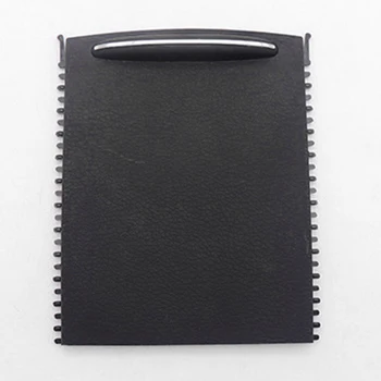 

Protector Cup Holder Blind Replacement Black Roller Console Cover Slide Tray ABS Decor