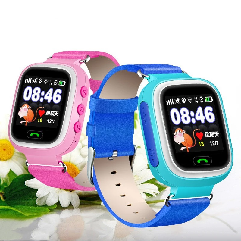 Kids Smart Watch Phone GPS Positioning Watch Mobile Phone Touch Screen WIFI SOS Baby Watch Smartwatch for Apple Samsung Huawei