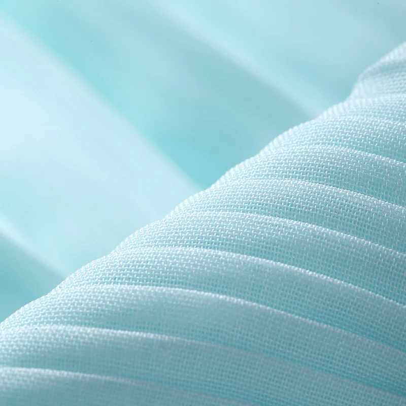 

Multicolor organ pleated fabric wrinkle clearing chiffon garment fabric