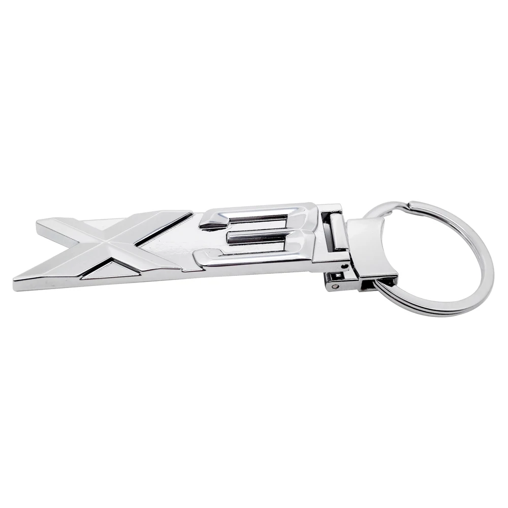 Metal 3D Car Emblem Keyring Key Chain Key Ring for BMW X3 Logo F32 F33