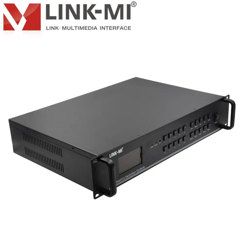 LINK-MI LM-MX88H Hybrid Matrix Switcher System Compatible with HDMI DVI signal format choose different input/output board at wil