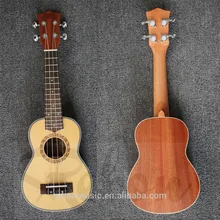 21-дюймовое укулеле с ели и дерева Сапеле