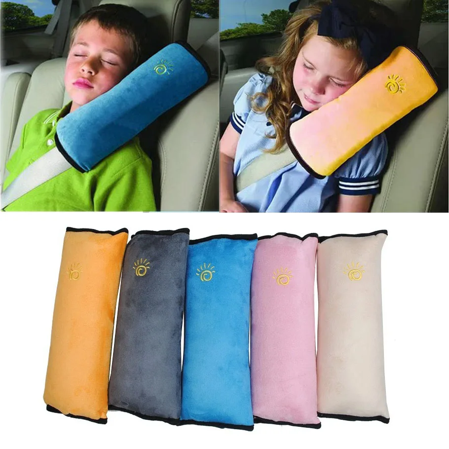 

Dongzhen Auto Car Safety Seat Belt Padding Children Kid Baby Protection Soft Shoulder Pillow Headrest Car Seat Belt Strap Cover