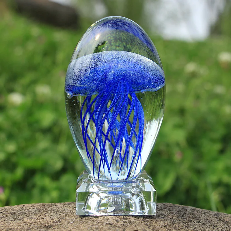 Conduzida da Água-viva Lâmpada do Bebê das Crianças Lampara de Cristal Animais para Presentes do Miúdo Luz da Noite Peixes Marinhos Lâmpadas Decoração Luz 3d 7 Luzes noturnas