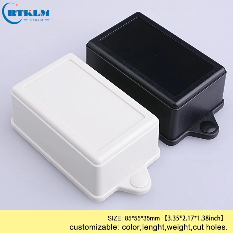 

Wall mount junction box abs plastic project case diy instrument case plastic enclosure housing desktop electronic box 85*55*35mm