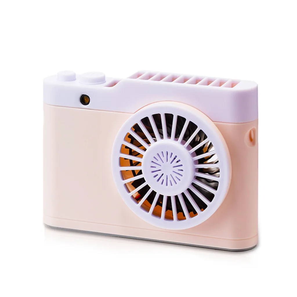 CARPRIE Usb Перезаряжаемый вентилятор высокого качества с питанием от USB Ручной мини портативный охлаждающий usb-вентилятор портативный Перезаряжаемый вентилятор - Цвет: Розовый