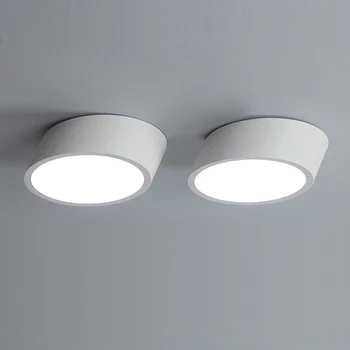 

Modern surface mounted ceiling lamp LED panel White/Black for bathroom lighting AC110-240V luminarias para