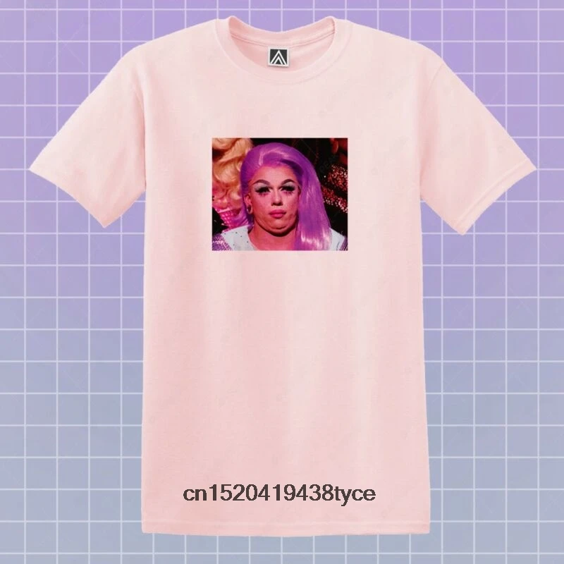 Горячая Распродажа Мужская футболка Aja мем Drag Race ЛГБТ красивые Tee евангелиста гей