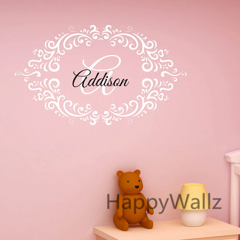 Name Wall Sticker DIY Personalized Name Wall Decal Custom Name Baby
