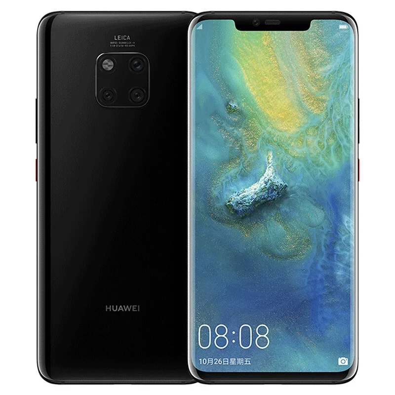 Глобальная ПЗУ HUAWEI Mate 20 Pro Водонепроницаемый IP68 40MP мобильный телефон полный экран