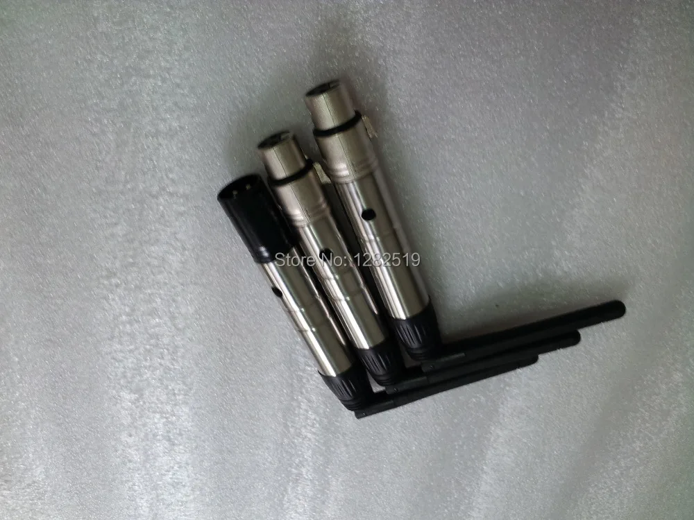 

3PCS: 2.4G DMX Wireless controller 1pcs Transmitter add 2pcs Receiver