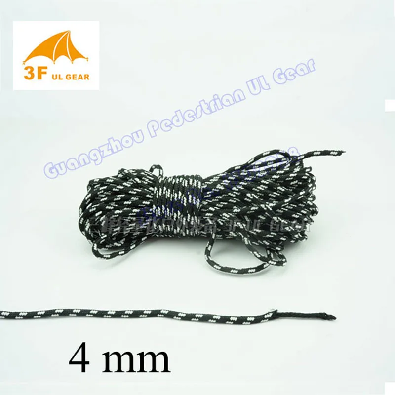 3F ul Gear diameter 4 mm 20 meters outdoor camping tent