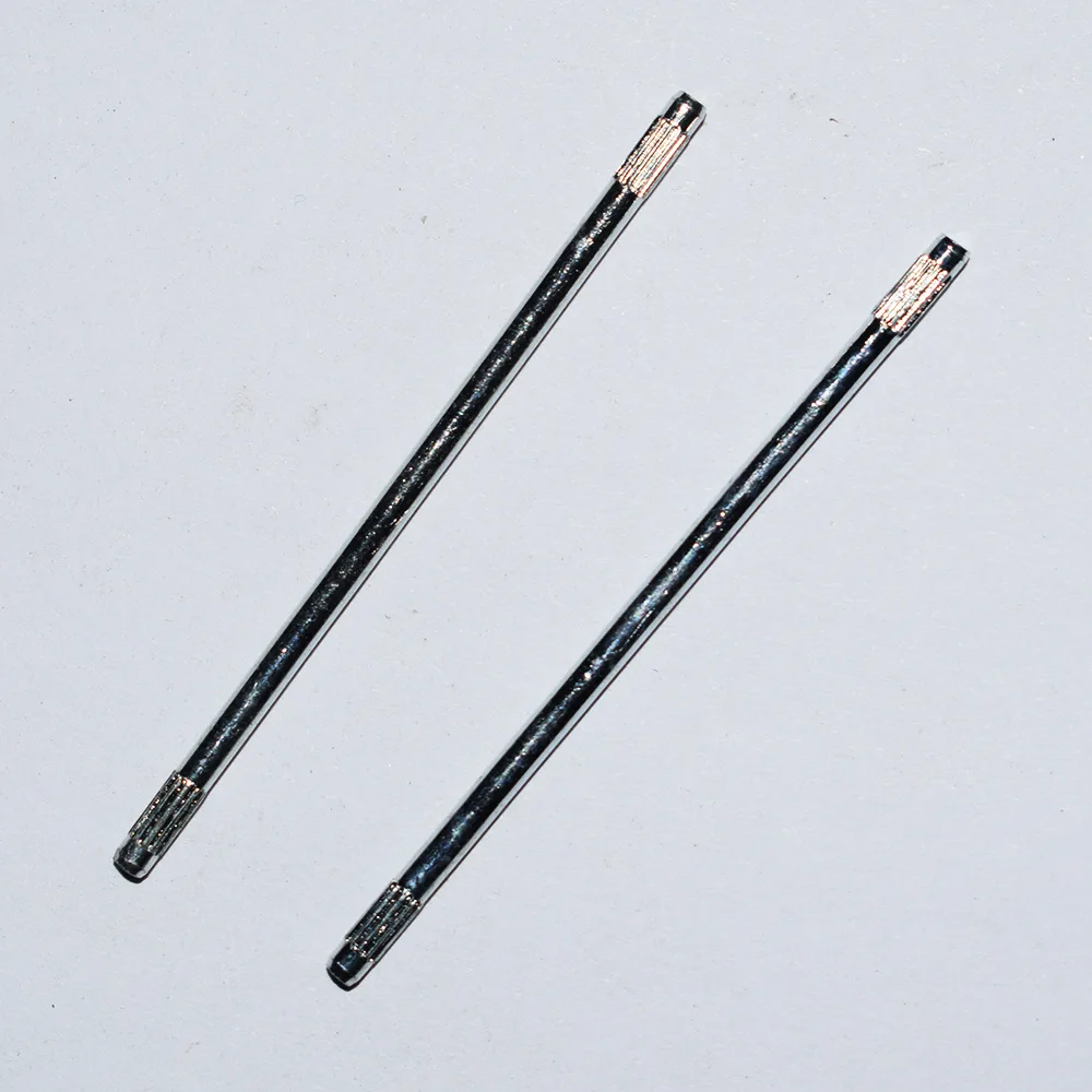 Buy 10/100/1000pcs 2*50mm Roving shaft Knurled iron