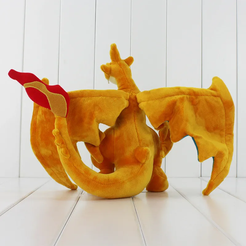 1 шт. 24 см аниме Charizard плюшевые игрушки Мягкая кукла Дети подарки на день рождения коллекция игрушек